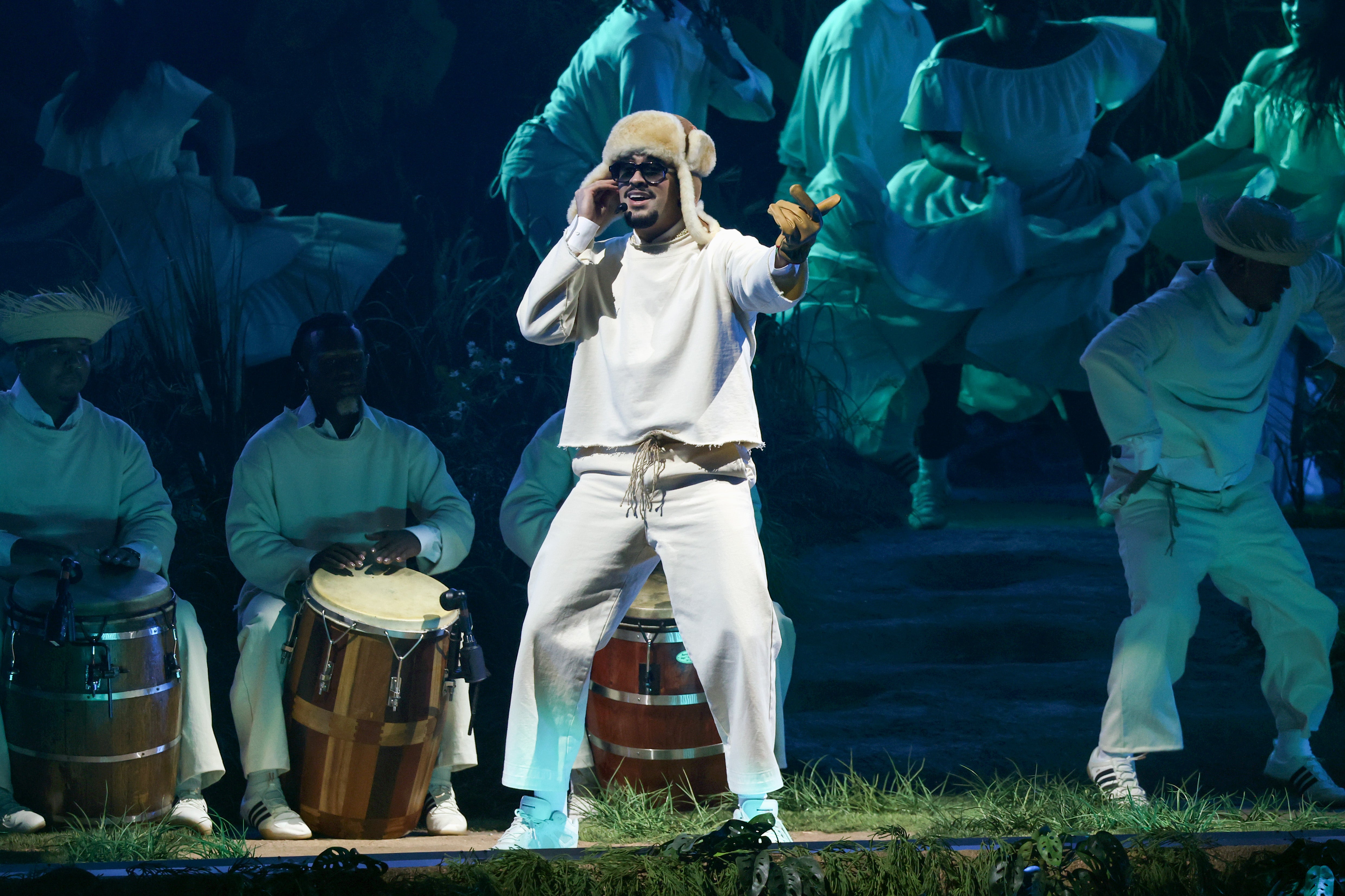 Bad Bunny, en uno de los conciertos de la residencia 'No me quiero ir de aquí' en Puerto Rico. Bad Bunny, en uno de los conciertos de la residencia 'No me quiero ir de aquí' en Puerto Rico.