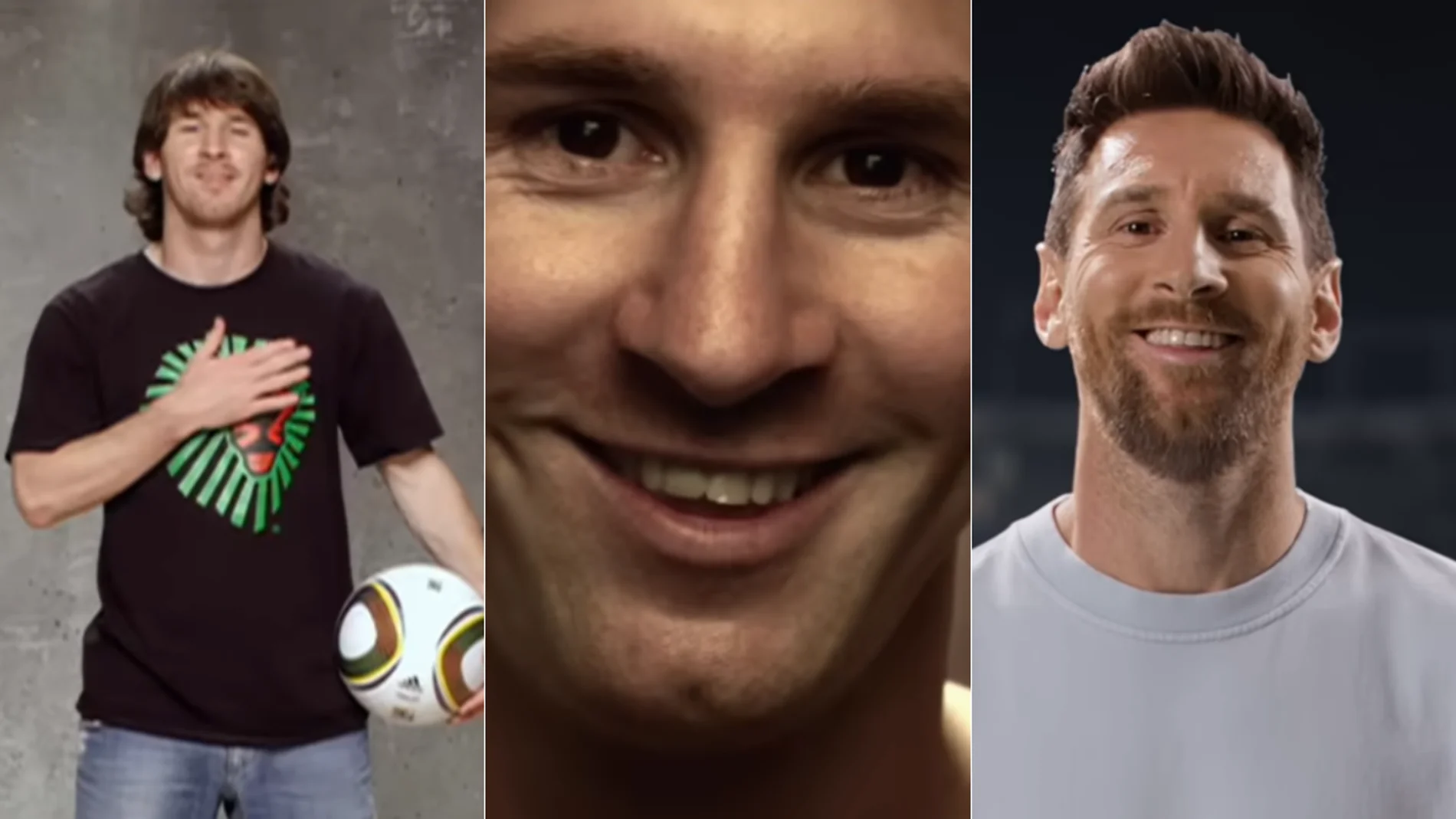 Messi en varias canciones del Mundial cantadas por Shakira Messi en varias canciones del Mundial cantadas por Shakira