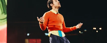 Harry Styles en uno de sus conciertos en Ámsterdam Harry Styles en uno de sus conciertos en Ámsterdam