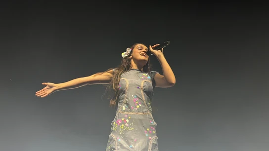 Amaia, en el concierto del Roig Arena de Valencia. Amaia, en el concierto del Roig Arena de Valencia.