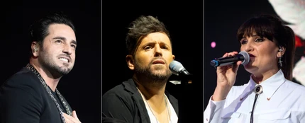 David Bustamante, Pablo López y Rozalén David Bustamante, Pablo López y Rozalén