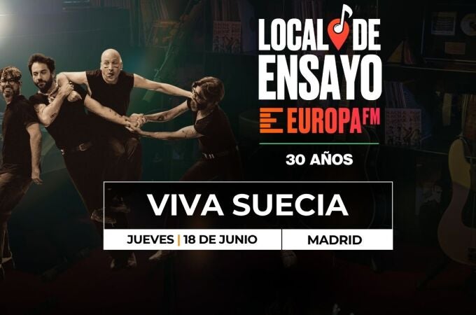 Viva Suecia, nuevo artista en Local de Ensayo Europa FM