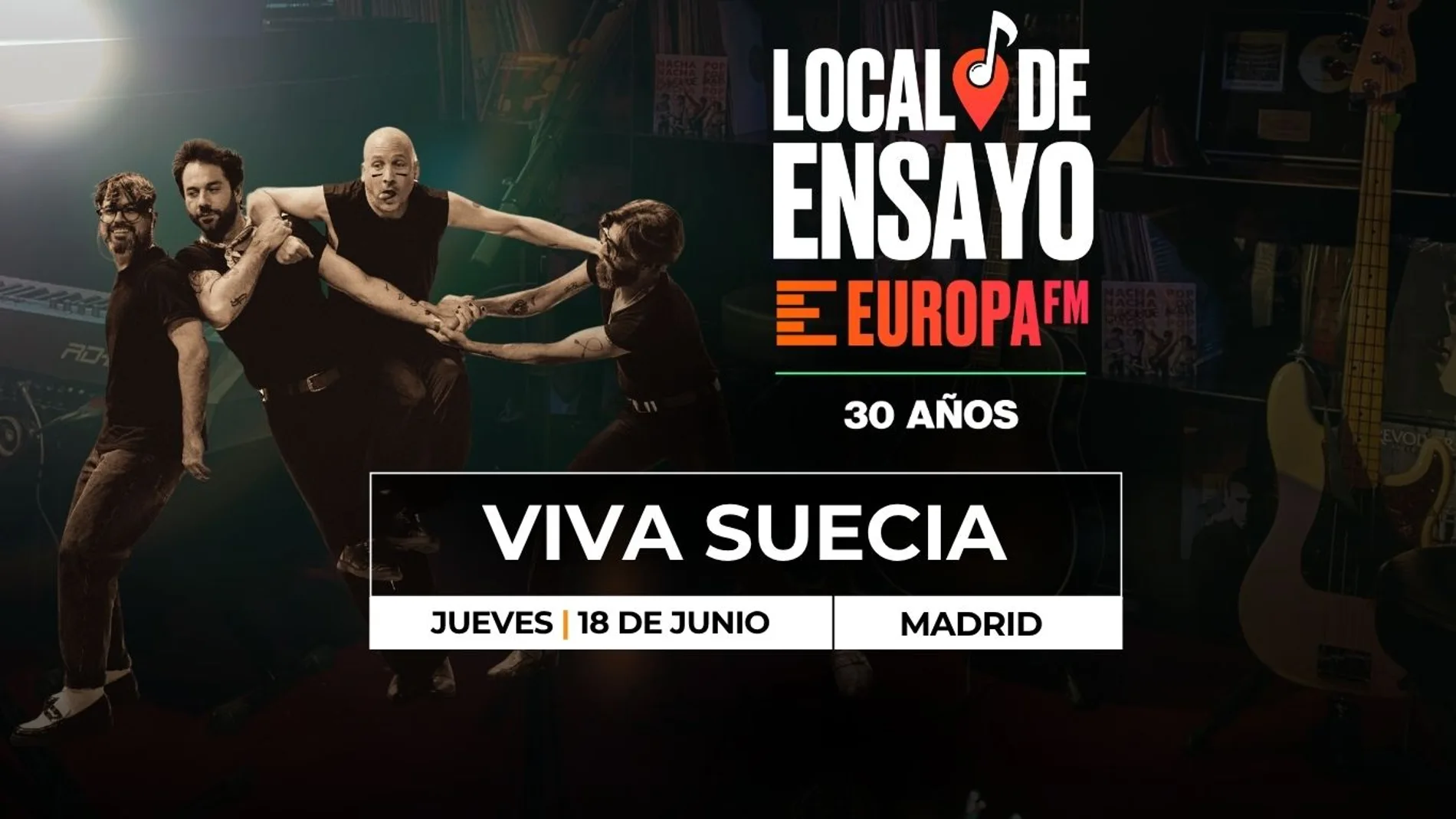 Viva Suecia, nuevo artista en Local de Ensayo Europa FM Viva Suecia, nuevo artista en Local de Ensayo Europa FM