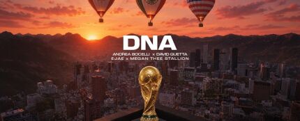 La portada de 'DNA', el himno del Mundial de Andrea Bocelli, EJAE y David Guetta