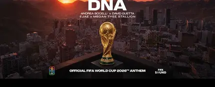 La portada de 'DNA', el himno del Mundial de Andrea Bocelli, EJAE y David Guetta La portada de 'DNA', el himno del Mundial de Andrea Bocelli, EJAE y David Guetta