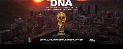 La portada de 'DNA', el himno del Mundial de Andrea Bocelli, EJAE y David Guetta La portada de 'DNA', el himno del Mundial de Andrea Bocelli, EJAE y David Guetta