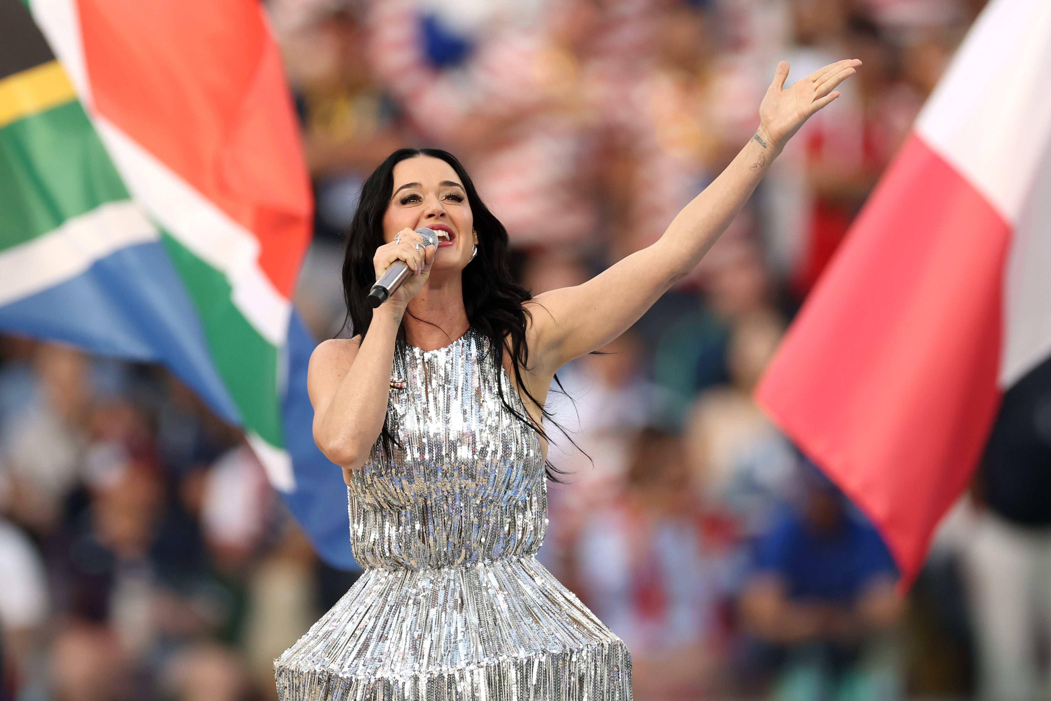 Katy Perry en la ceremonia de inauguración del Mundial 2026 en Estados Unidos Katy Perry en la ceremonia de inauguración del Mundial 2026 en Estados Unidos