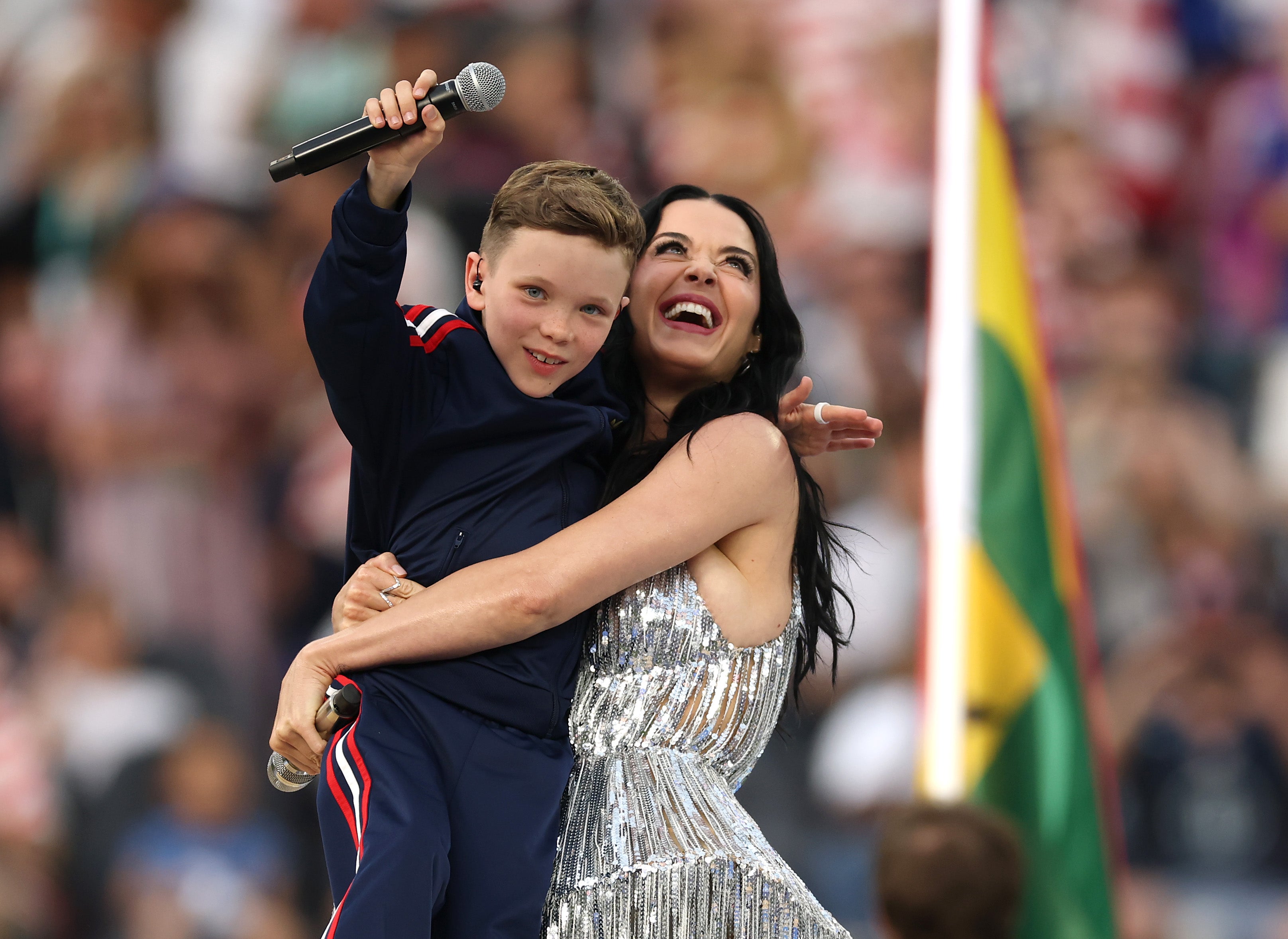 Tius Luka y Katy Perry en la inauguración del Mundial 2026 en Estados Unidos Tius Luka y Katy Perry en la inauguración del Mundial 2026 en Estados Unidos