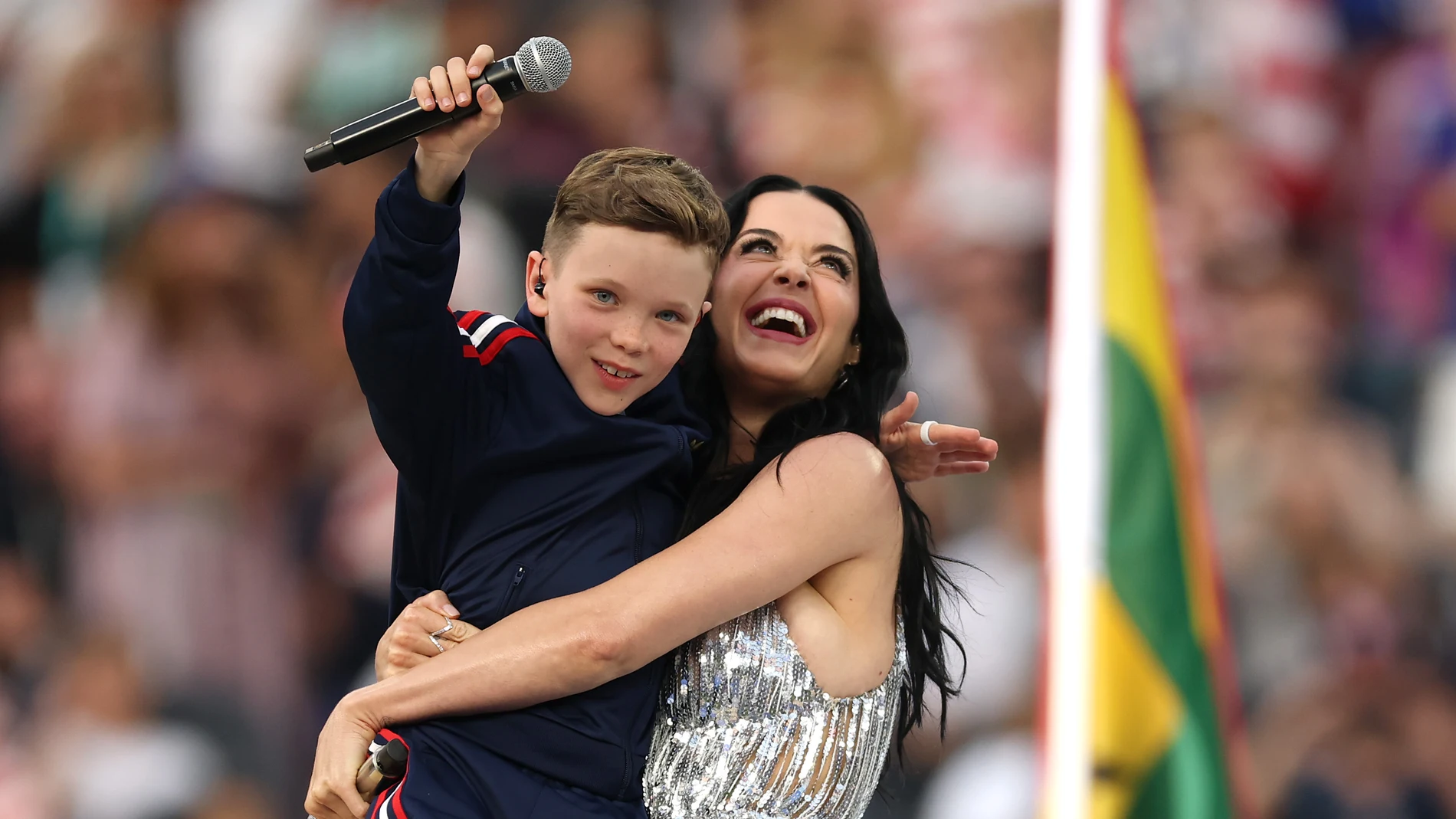 Tius Luka y Katy Perry en la inauguración del Mundial 2026 en Estados Unidos Tius Luka y Katy Perry en la inauguración del Mundial 2026 en Estados Unidos