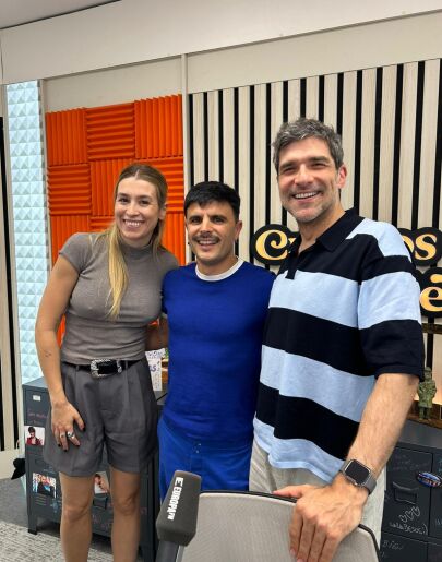 Rodrigo Cuevas con Eva Soriano y Nacho García en Cuerpos especiales