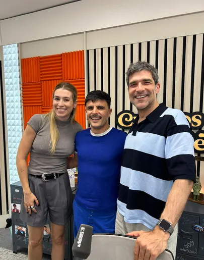 Rodrigo Cuevas con Eva Soriano y Nacho García en Cuerpos especiales Rodrigo Cuevas con Eva Soriano y Nacho García en Cuerpos especiales