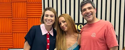 Belén Aguilera, con Eva Soriano y Nacho García en Cuerpos especiales Belén Aguilera, con Eva Soriano y Nacho García en Cuerpos especiales