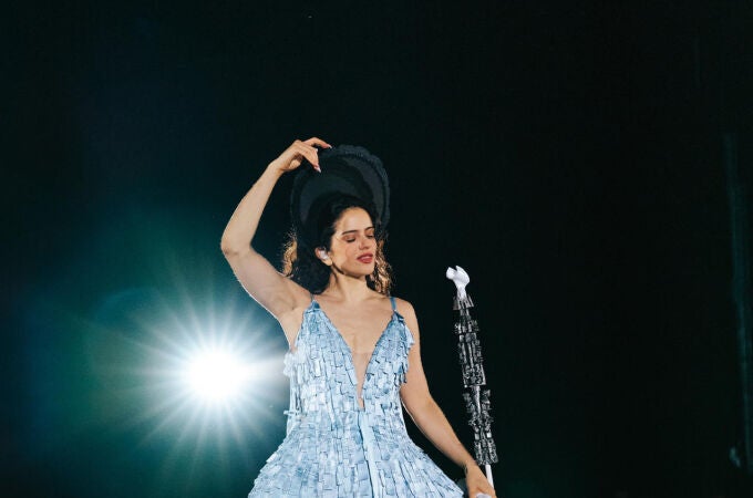 Rosalía, durante el concierto de LUX TOUR en Boston (EEUU)