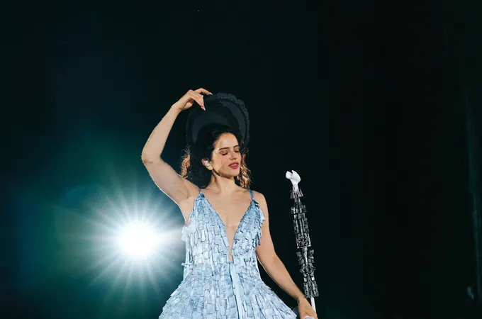 Rosalía, durante el concierto de LUX TOUR en Boston (EEUU) Rosalía, durante el concierto de LUX TOUR en Boston (EEUU)