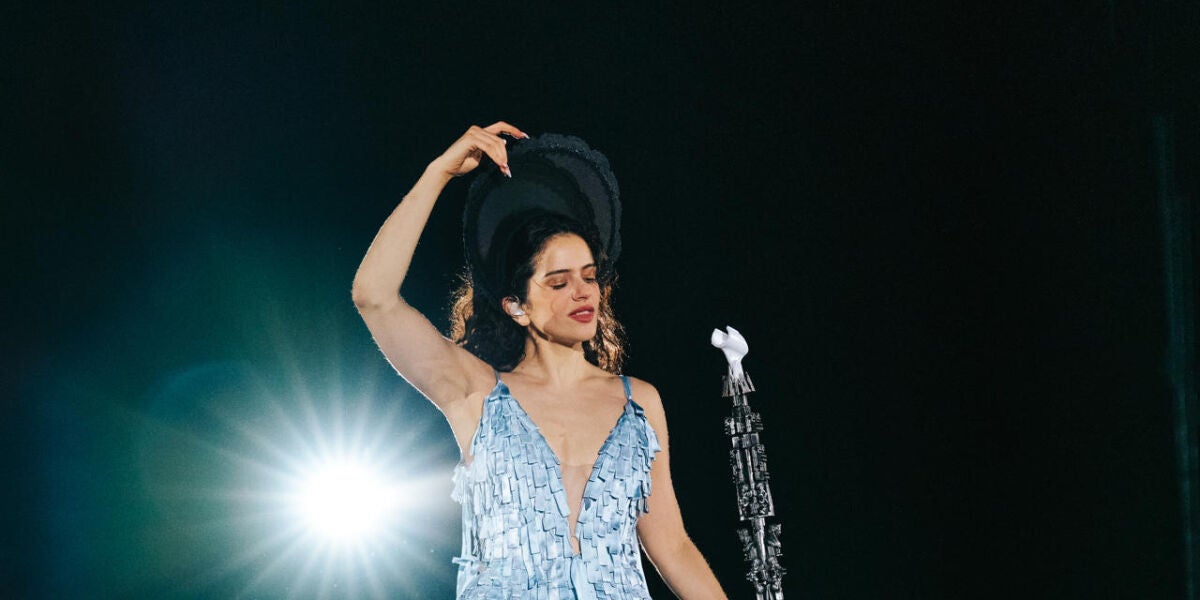 Rosal&iacute;a, durante el concierto de LUX TOUR en Boston (EEUU)