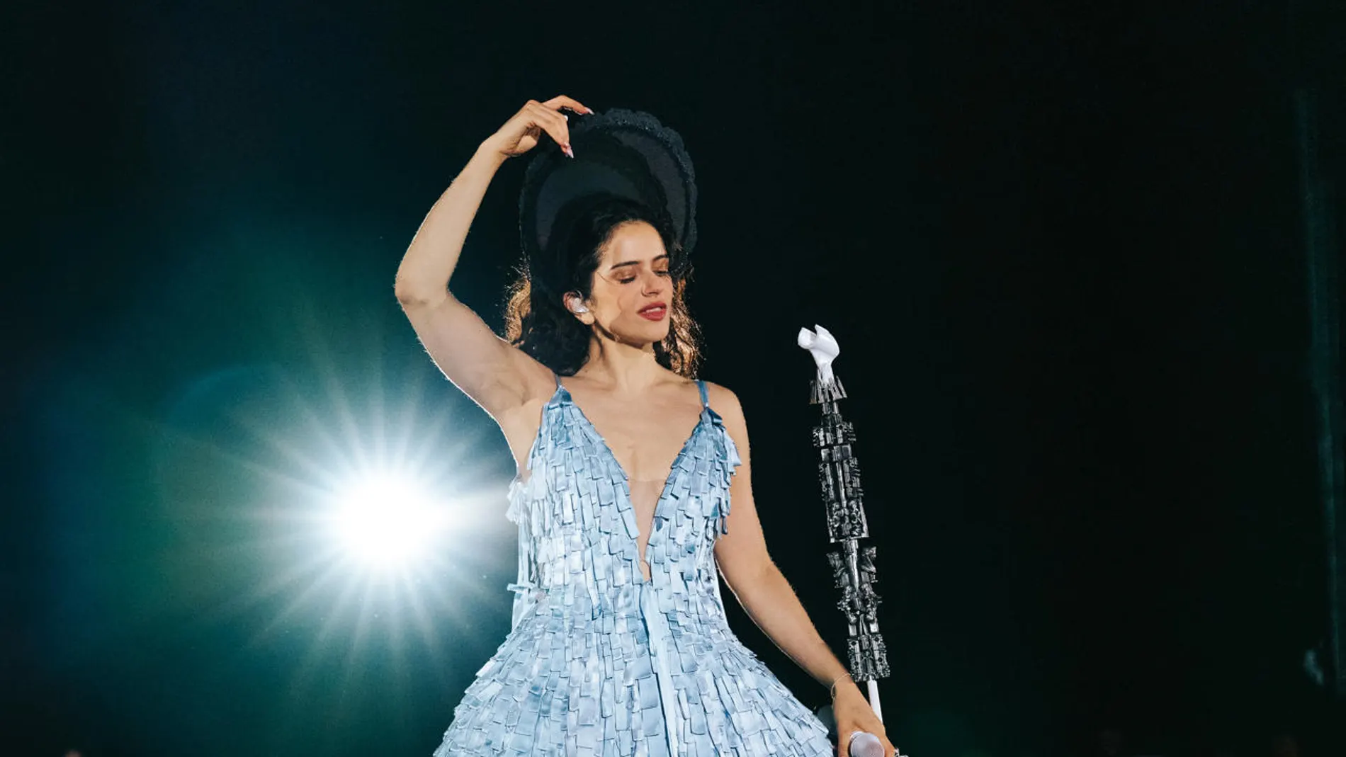 Rosalía, durante el concierto de LUX TOUR en Boston (EEUU) Rosalía, durante el concierto de LUX TOUR en Boston (EEUU)