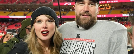 Taylor Swift y Travis Kelce, en enero de 2025. Taylor Swift y Travis Kelce, en enero de 2025.