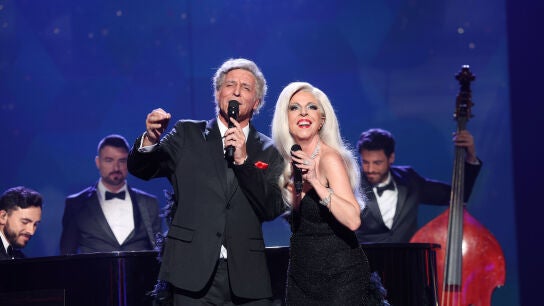 Sole Giménez y Miquel Fernández llenan de elegancia el plató como Lady Gaga y Tony Bennett 
