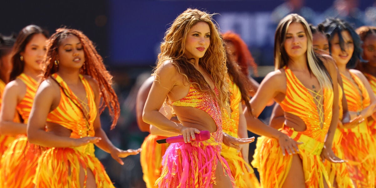 Shakira en la final del Mundial