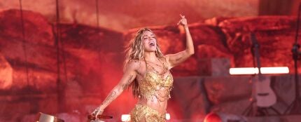 Karol G en el concierto de Toronto, Canad&aacute;, del 'Viajando Por El Mundo TropiTour'