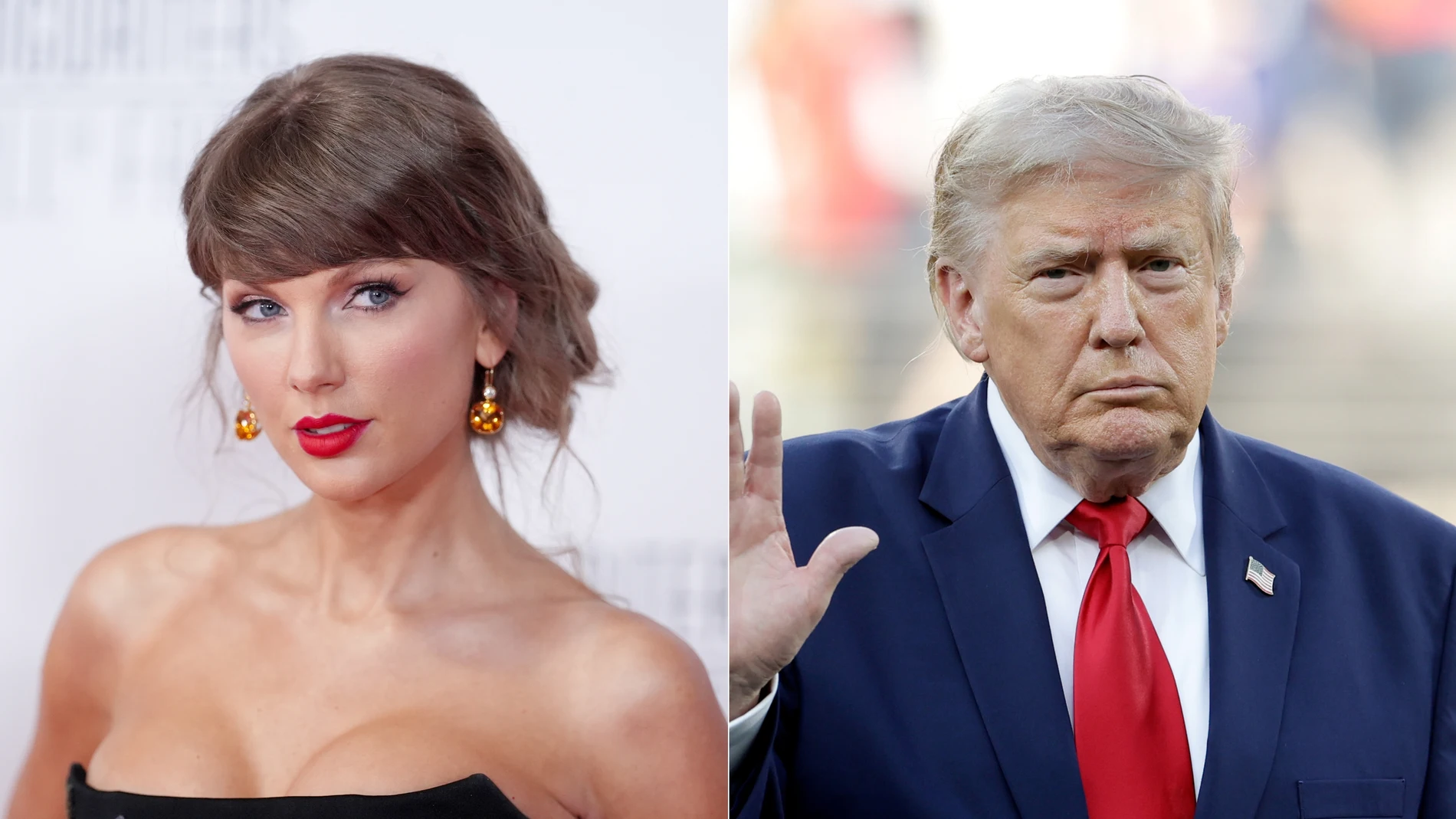 Taylor Swift y Donald Trump Taylor Swift y Donald Trump