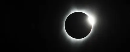 Imagen de un eclipse solar. Imagen de un eclipse solar.