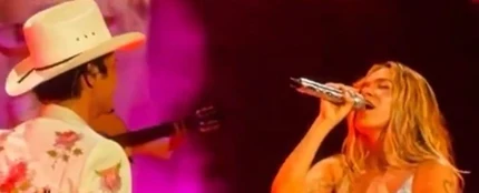 Bruno Mars y Karol G en Los Ángeles Bruno Mars y Karol G en Los Ángeles