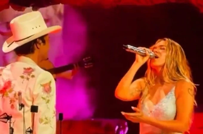 Bruno Mars y Karol G en Los Ángeles Bruno Mars y Karol G en Los Ángeles