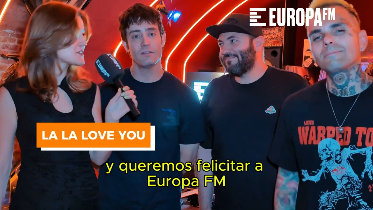 La La Love You, Naiara, Nil Moliner, Veintiuno y Teddy Swims felicitan a Europa FM
