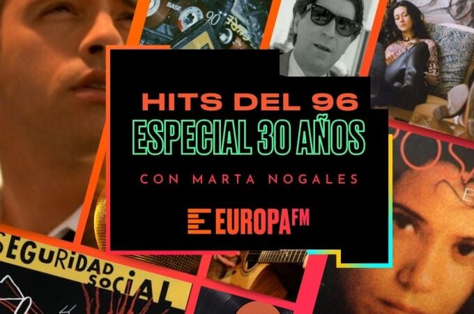 Hits en español del 1996 para celebrar nuestros 30 años: Ella Baila Sola, Seguridad Social, Joaquín Sabina y más 