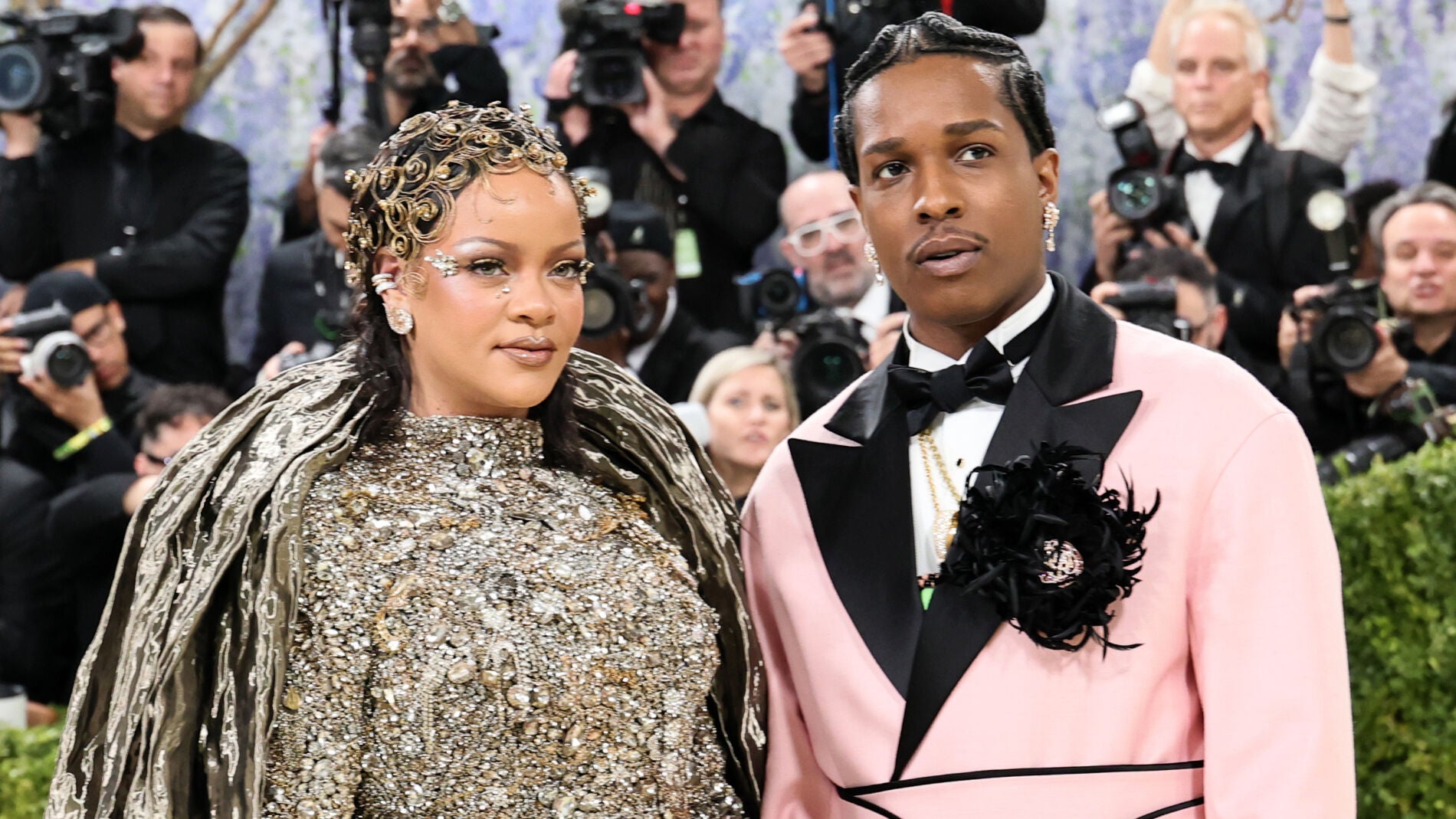 Rihanna y A$AP Rocky en la Gala MET 2026