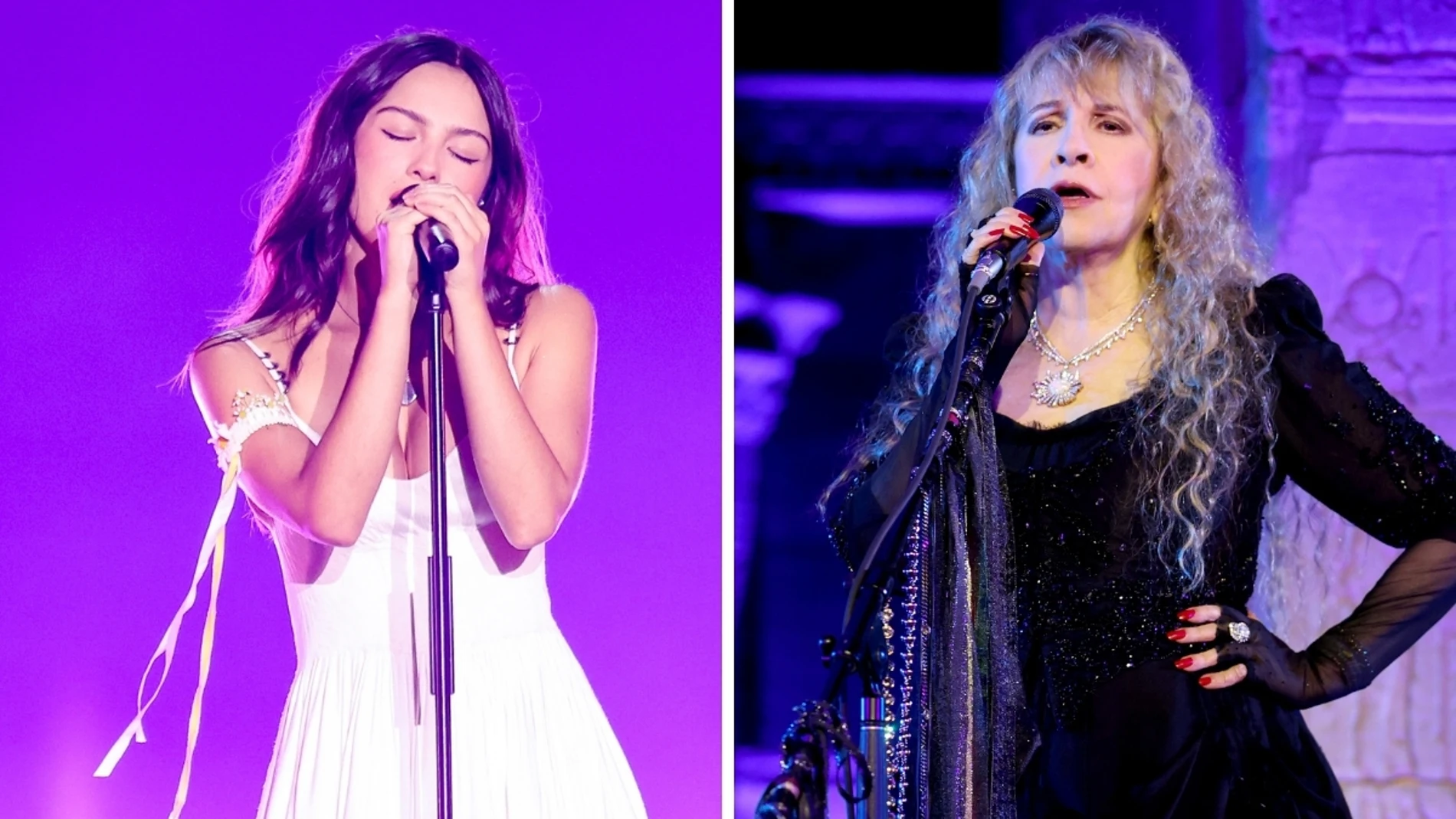 Olivia Rodrigo y Stevie Nicks cantaron 'Landslide' en el festival Daisy Chain Fields. Olivia Rodrigo y Stevie Nicks cantaron 'Landslide' en el festival Daisy Chain Fields.