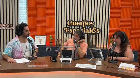 Juan Sanguino, Nacho García y Lalachus en 'Cuerpos especiales' Juan Sanguino, Nacho García y Lalachus en 'Cuerpos especiales'