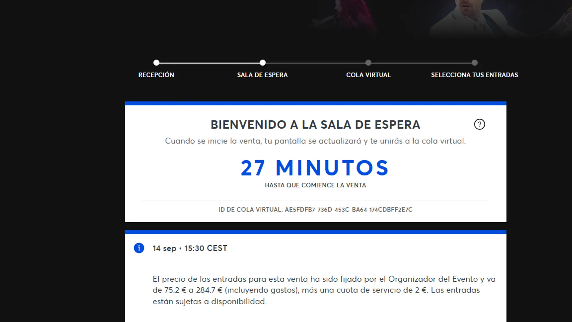 Sala de espera para la venta general de Harry Styles de sus conciertos en Madrid Sala de espera para la venta general de Harry Styles de sus conciertos en Madrid