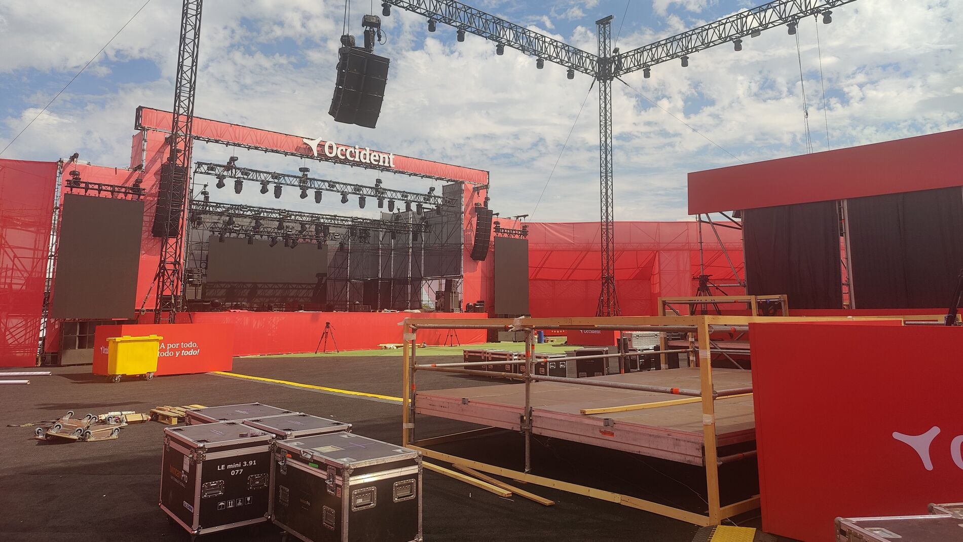 El escenario de La Sala