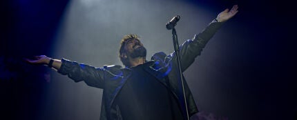 Antonio Orozco en su concierto en el Movistar Arena de Madrid