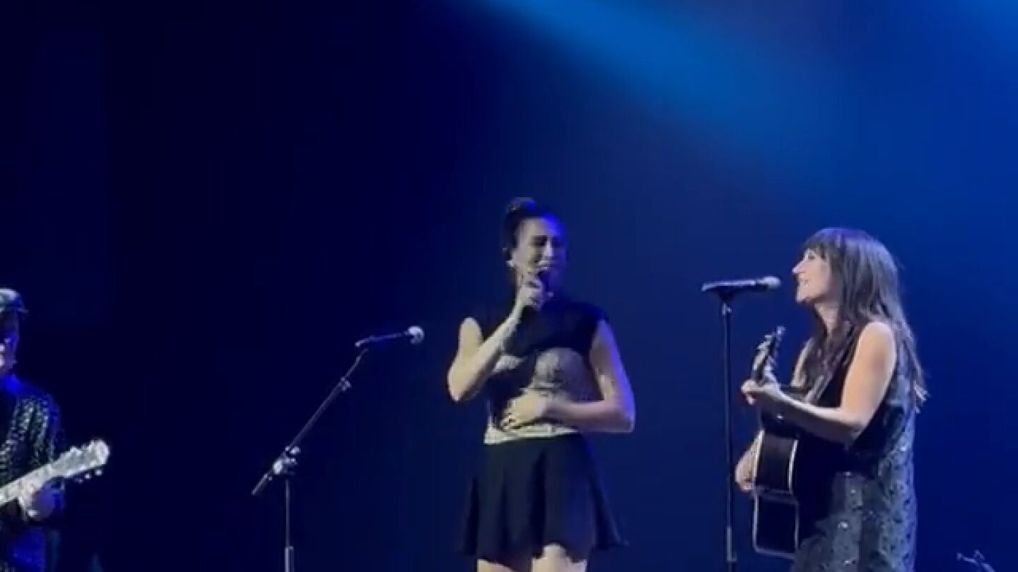 Eva Soriano y Eva Amaral en la Fiesta 30 Años de Europa FM