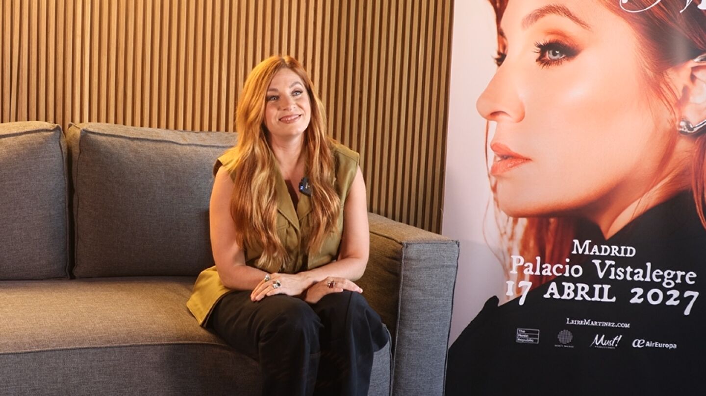 Leire Mart&iacute;nez en una entrevista con Europa FM