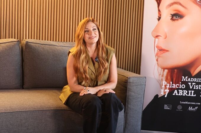 Leire Martínez en una entrevista con Europa FM