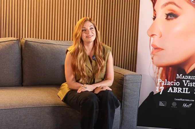 Leire Martínez en una entrevista con Europa FM Leire Martínez en una entrevista con Europa FM