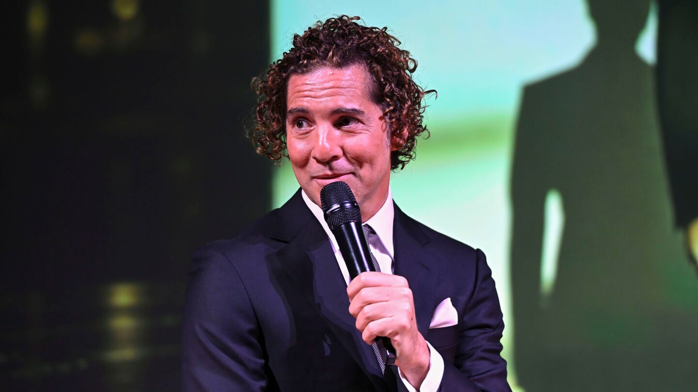 David Bisbal durante la presentaci&oacute;n de su nuevo disco en Madrid