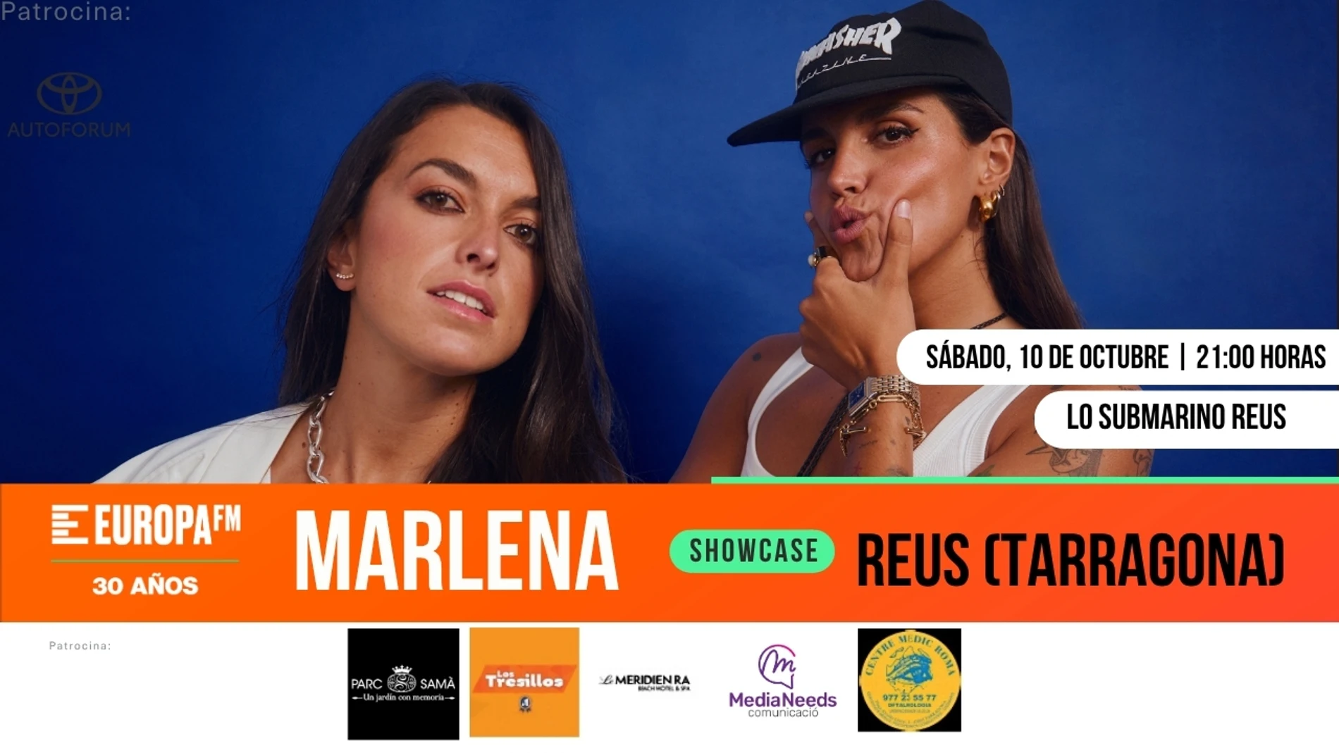 Tu próxima cita será con Marlena en el showcase exclusivo de Europa FM en Reus Tu próxima cita será con Marlena en el showcase exclusivo de Europa FM en Reus