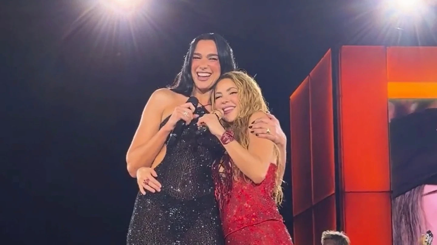Dua Lipa y Shakira en Madrid Dua Lipa y Shakira en Madrid