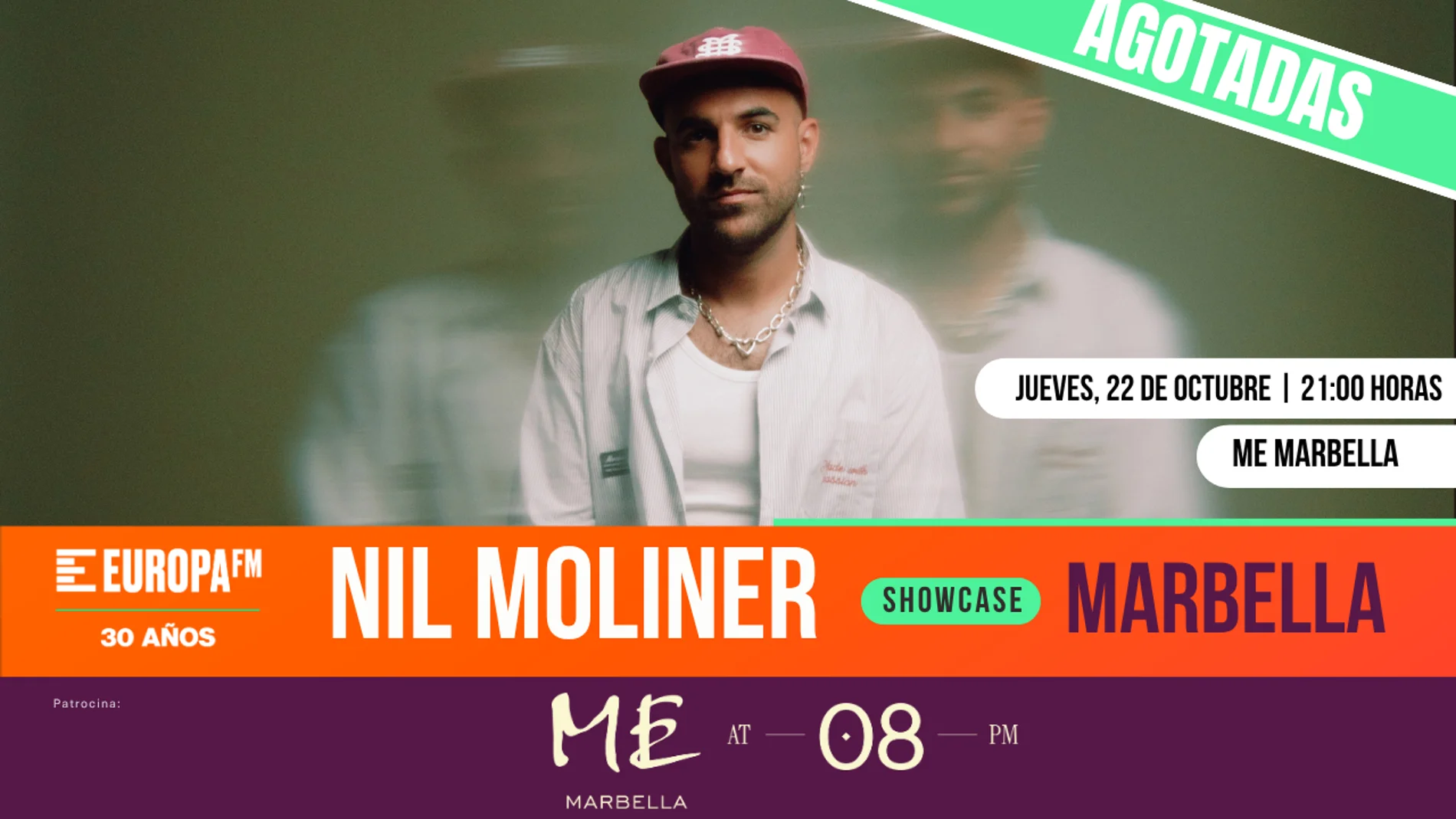 Agotadas las invitaciones dobles para el showcase de Nil Moliner en Marbella (Málaga) Agotadas las invitaciones dobles para el showcase de Nil Moliner en Marbella (Málaga)