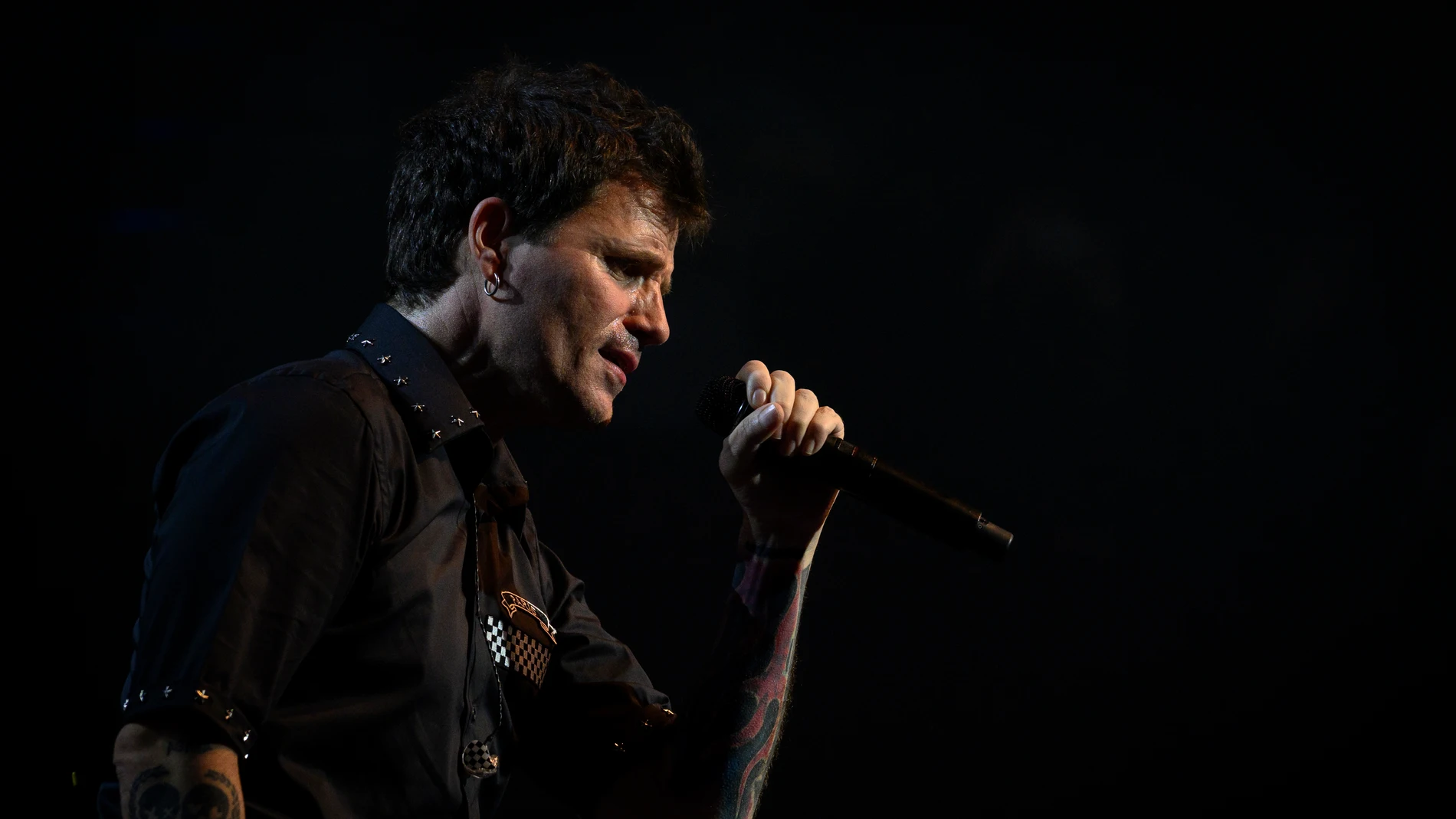 Dani Martín, en el concierto del 28 de mayo de 2026 en París. Dani Martín, en el concierto del 28 de mayo de 2026 en París.