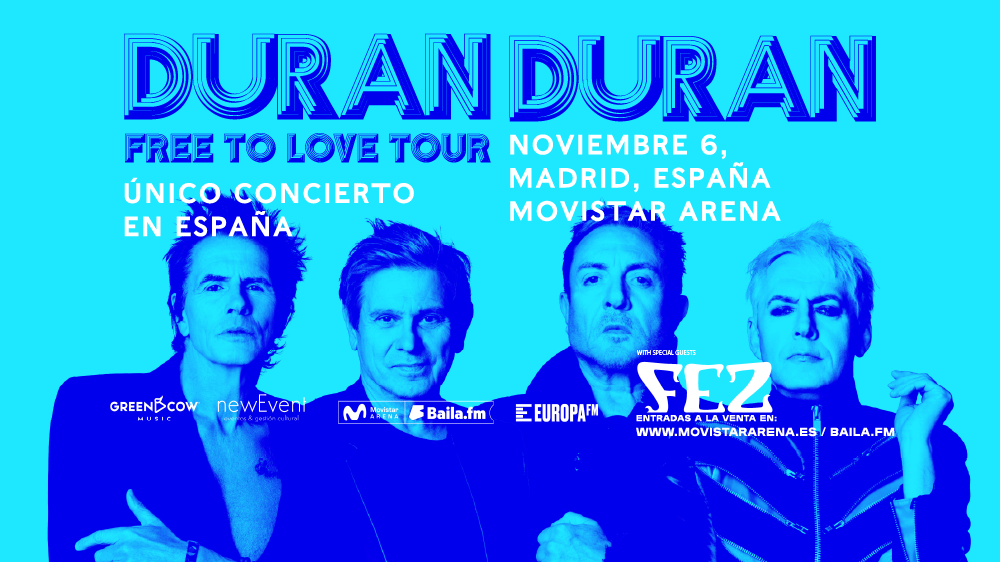 Europa FM, radio oficial del concierto de Duran Duran en Madrid Europa FM, radio oficial del concierto de Duran Duran en Madrid