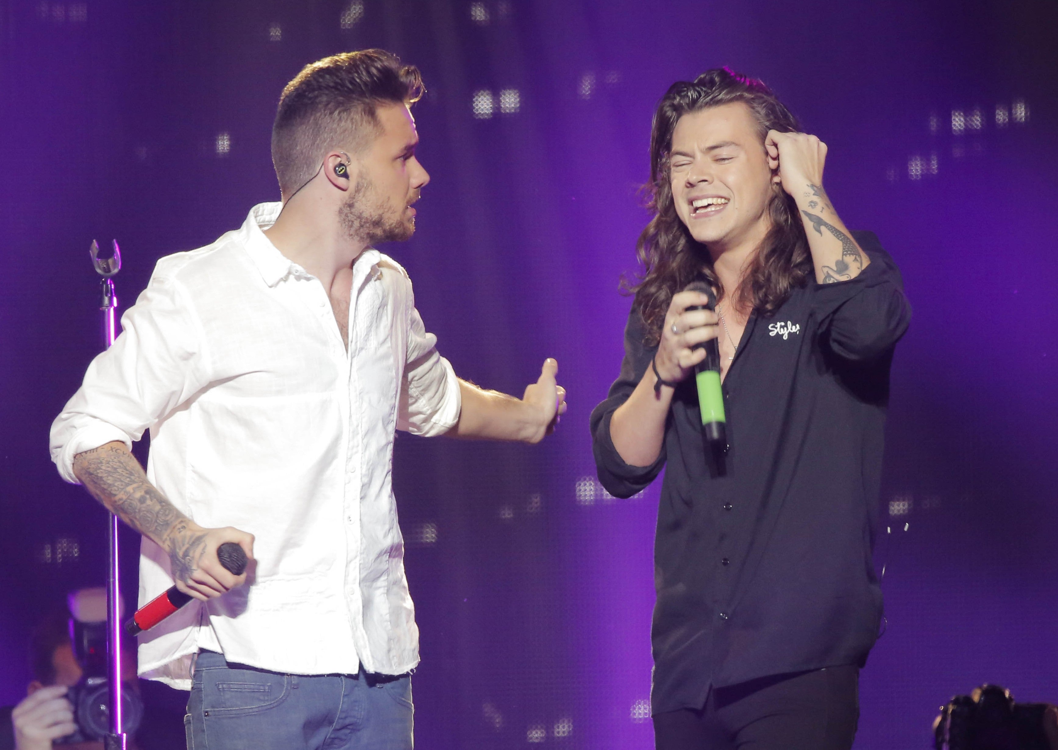 Liam Payne y Harry Styles en 2015 Liam Payne y Harry Styles en 2015