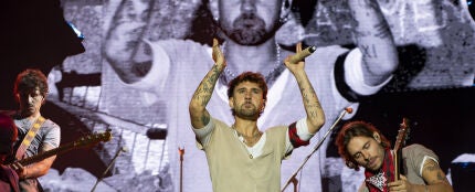Dani Fern&aacute;ndez, en un concierto de La Insurrecci&oacute;n Tour.