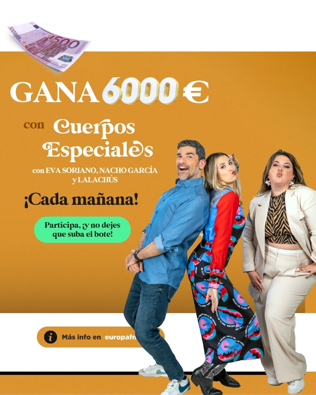 Gana 6.000 euros en Pilla la cita y gana la guita Gana 6.000 euros en Pilla la cita y gana la guita