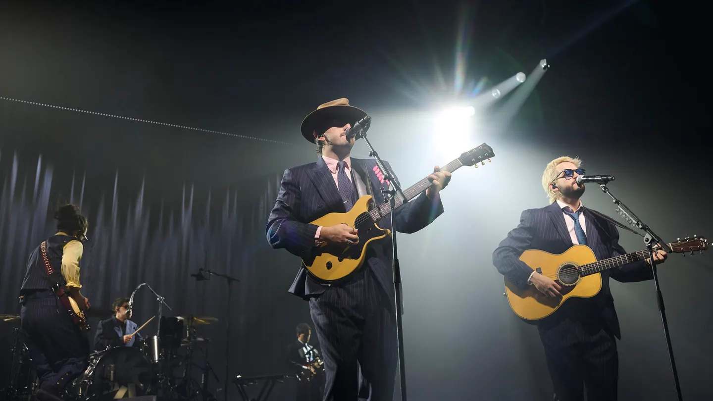 Morat, en uno de los conciertos de su gira. Morat, en uno de los conciertos de su gira.
